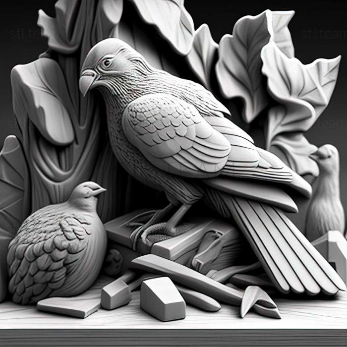 3D модель Игра Охота на голубей (STL)